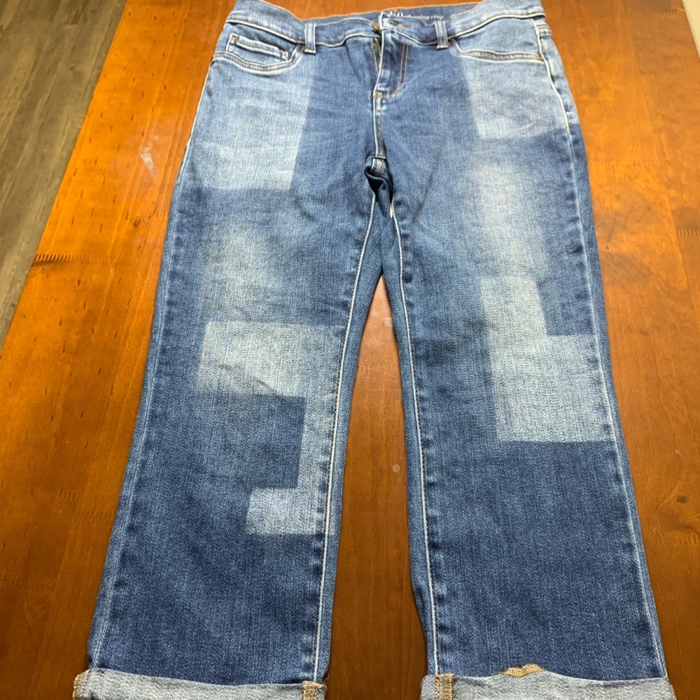 New York and Company Soho Cropped Jeans, size 8